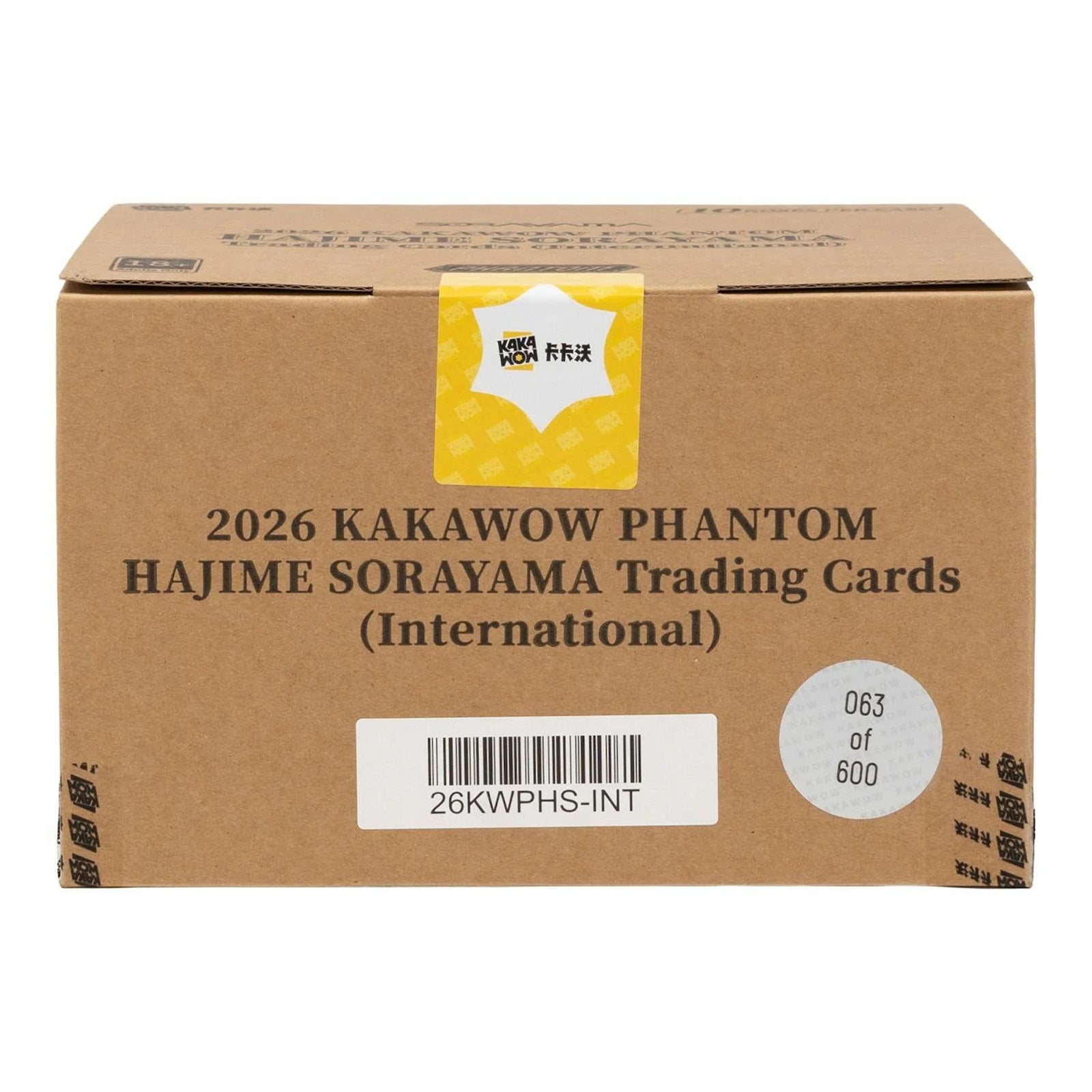 DRAFT - 2026 Kakawow Hajime Sorayama Phantom International Hobby 10-Box Case | Presell