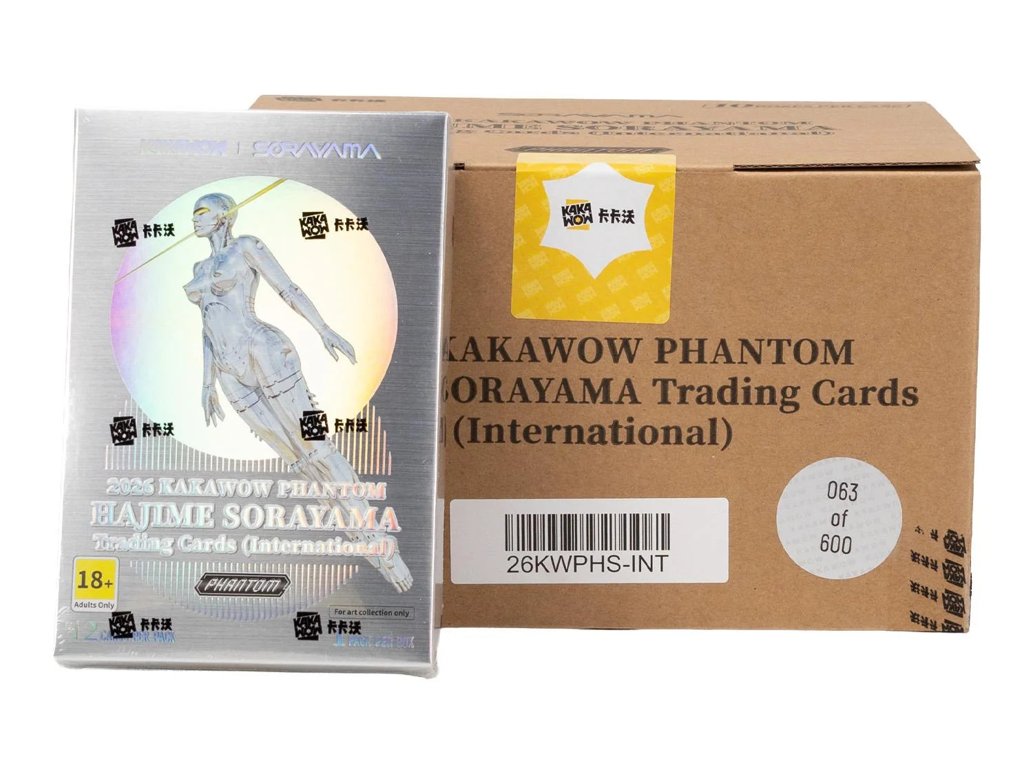 DRAFT - 2026 Kakawow Hajime Sorayama Phantom International Hobby 10-Box Case | Presell