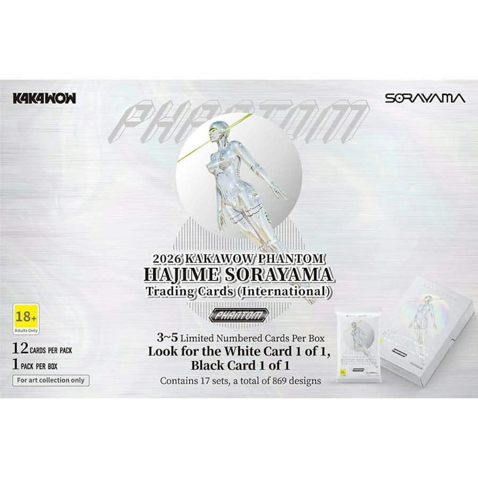DRAFT - 2026 Kakawow Hajime Sorayama Phantom International Hobby 10-Box Case | Presell