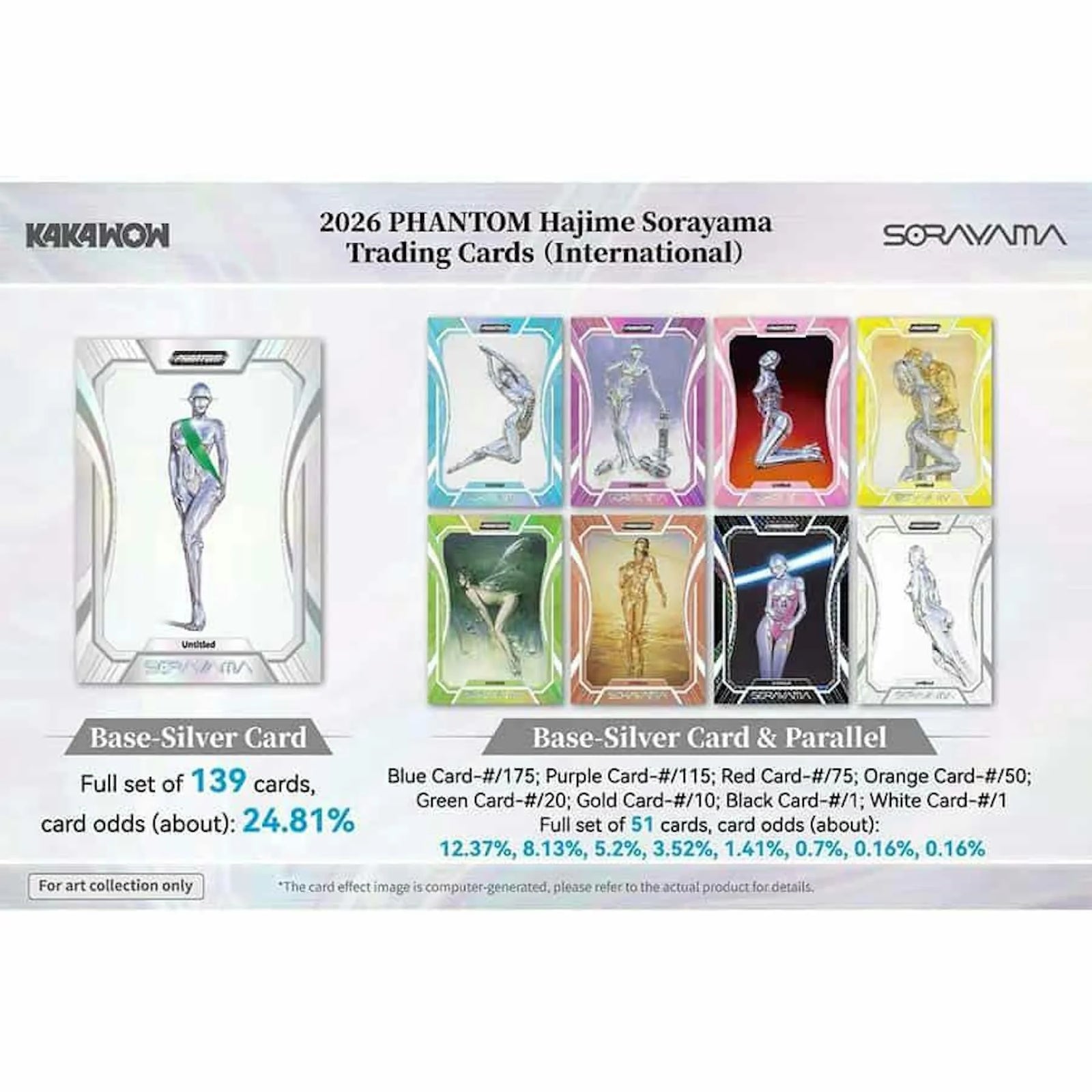 DRAFT - 2026 Kakawow Hajime Sorayama Phantom International Hobby 10-Box Case | Presell