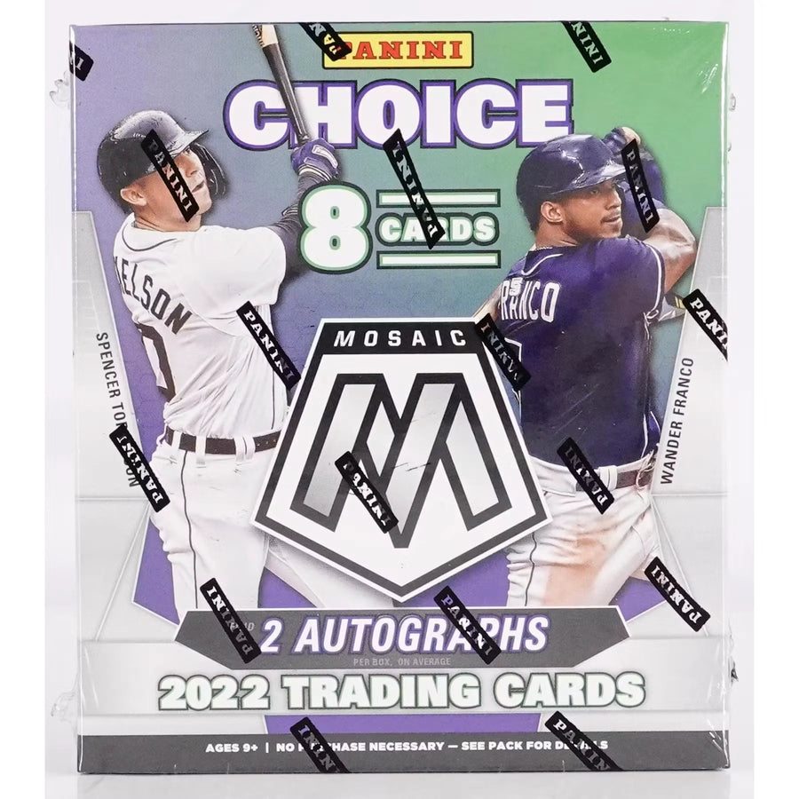 2022 Panini Mosaic Choice Baseball Hobby Box