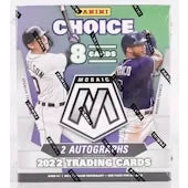 2022 Panini Mosaic Choice Baseball Hobby Box