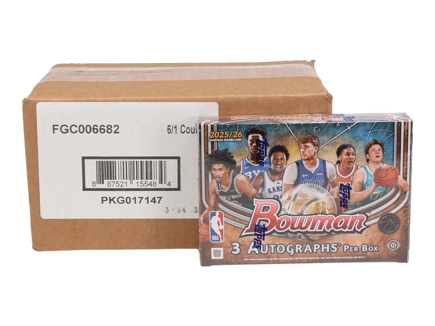 DRAFT - 2025/26 Bowman Basketball Delight 6-Box Case | SKU BVFF0USYNS