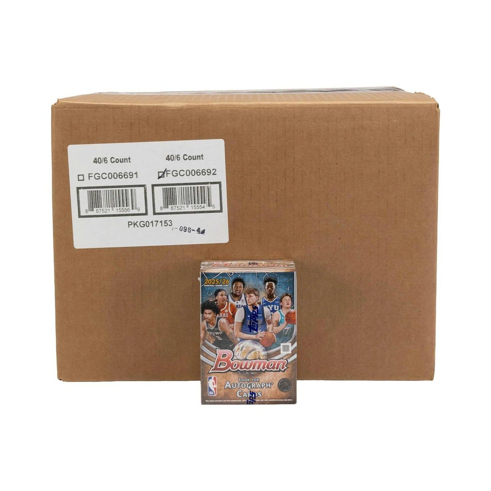 DRAFT - New 2025/26 Bowman Basketball Blaster 40-Box Case