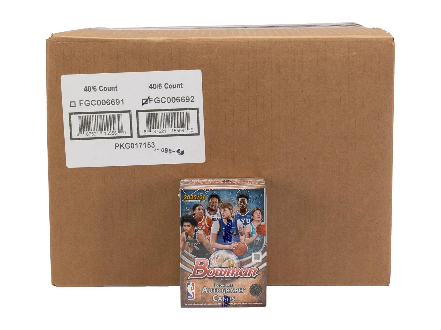 DRAFT - New 2025/26 Bowman Basketball Blaster 40-Box Case