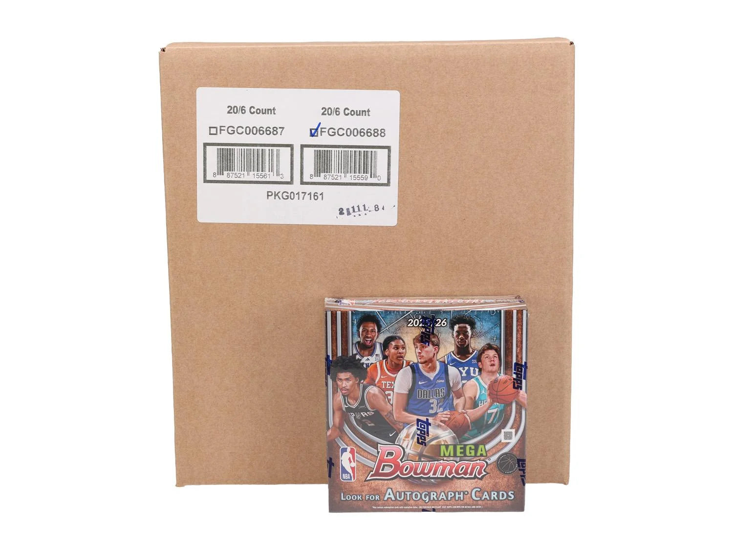 DRAFT - New 2025/26 Bowman Basketball Mega 20-Box Case