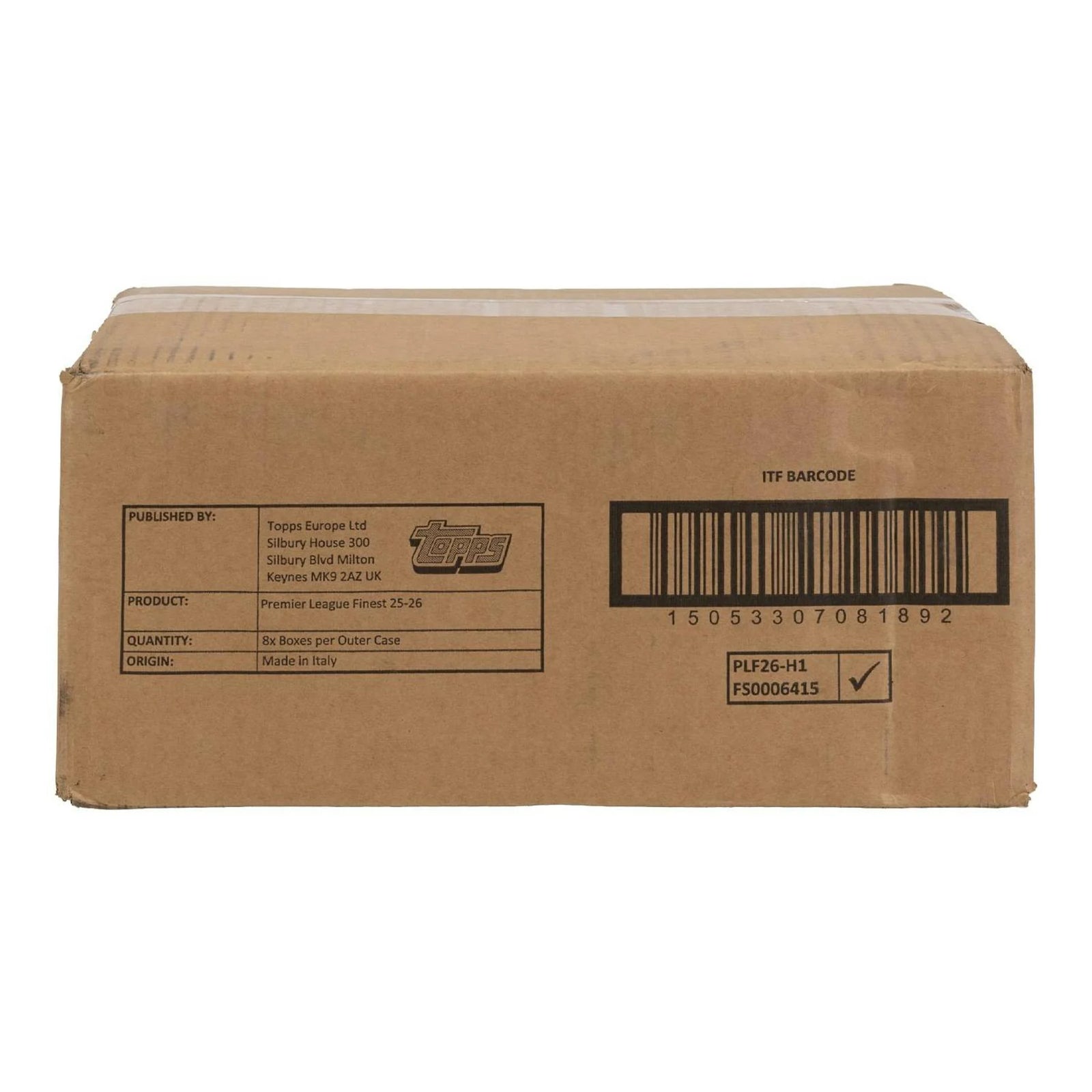DRAFT - New 2026 Topps Finest Premier League EPL Soccer Hobby 8-Box Case