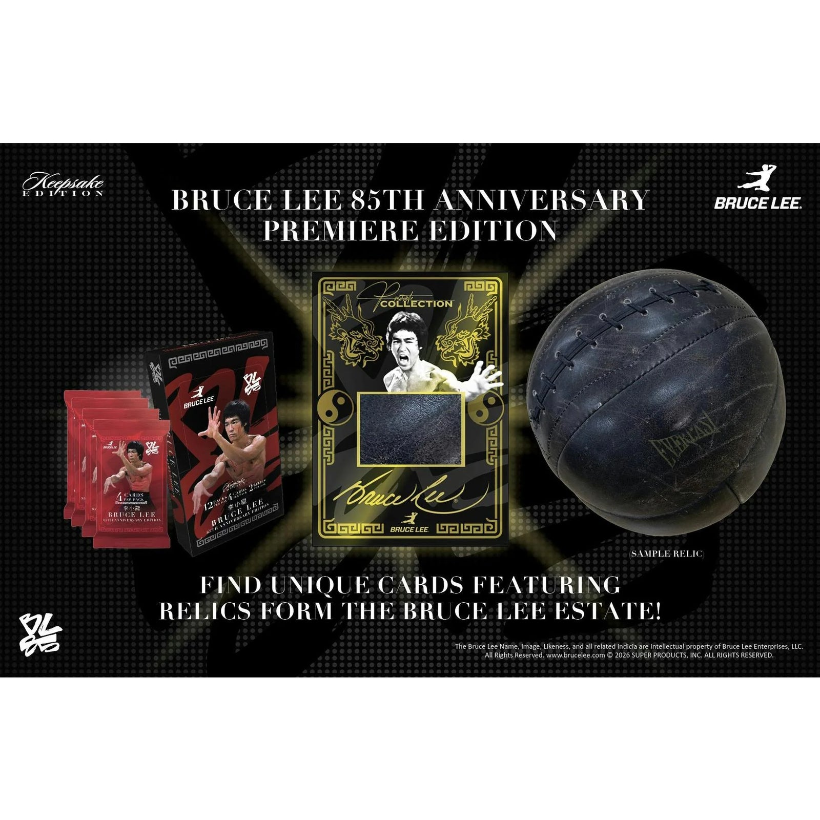 DRAFT - 2026 Keepsake Bruce Lee 85th Anniversary Premiere Edition Hobby 10-Box Case