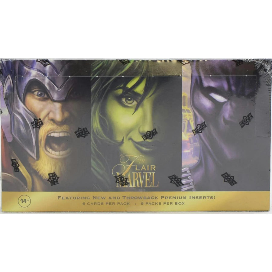 DRAFT - 2019 Upper Deck Flair Marvel Hobby Box | Entertainment Cards