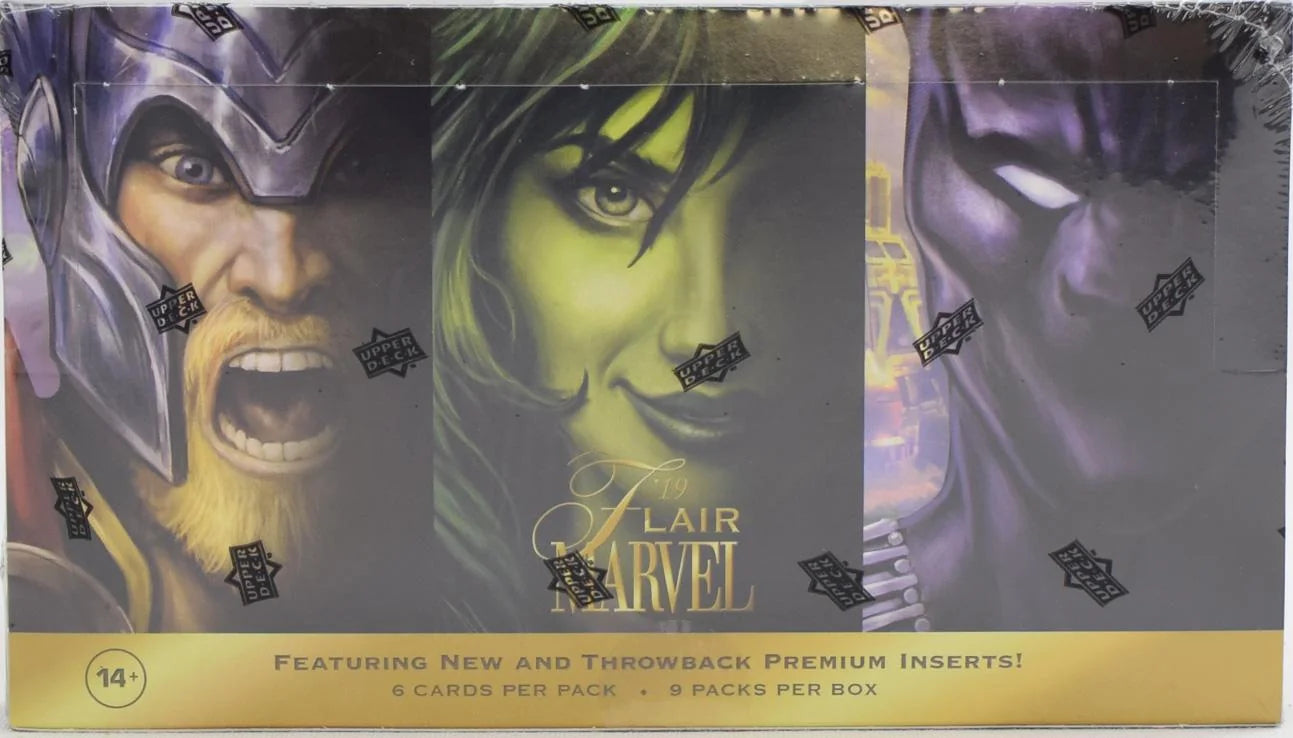 DRAFT - 2019 Upper Deck Flair Marvel Hobby Box | Entertainment Cards
