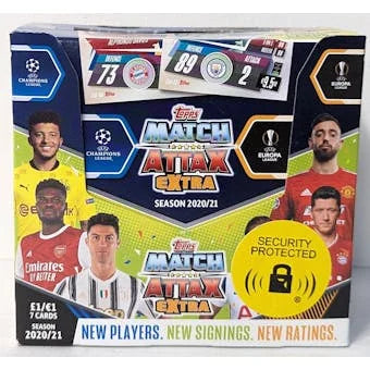 DRAFT - Just In 2020/21 Topps Match Attax Extra Soccer Hobby Box (Reed Buy)
