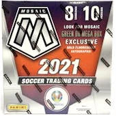 DRAFT - Just In 2020/21 Panini Mosaic UEFA Euro 2020 Soccer Mega Box (Gold Fluorescent Parallels) (Reed Buy)