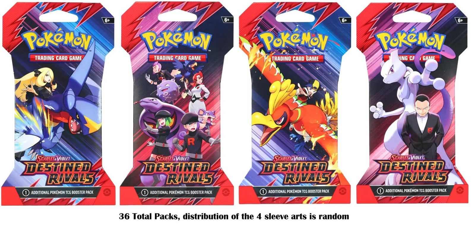 DRAFT - Pokemon Scarlet & Violet Destined Rivals Booster Box | 36 Sleeved Packs