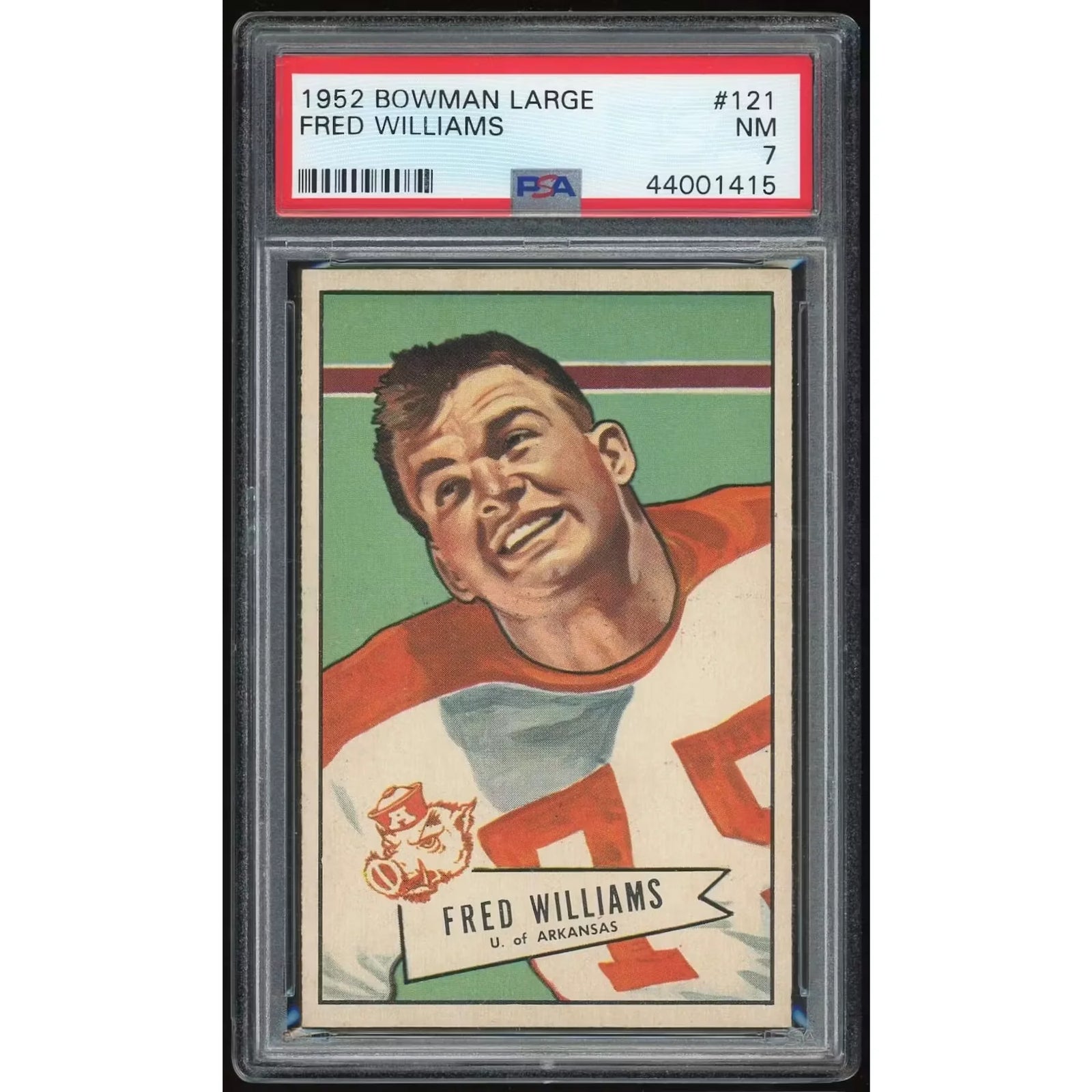 Fred Williams 1952 Bowman Large #121 | PSA 7