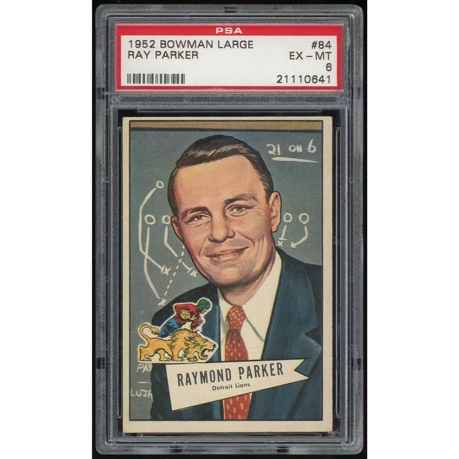 1952 Bowman Large #84 Ray Parker | PSA 6