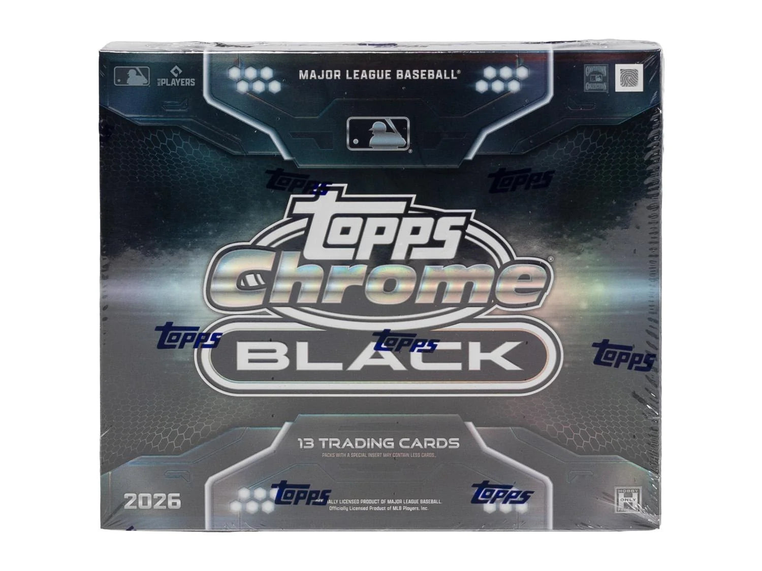 DRAFT - 2026 Topps Chrome Black Baseball Hobby Box $369.95 Add to Cart