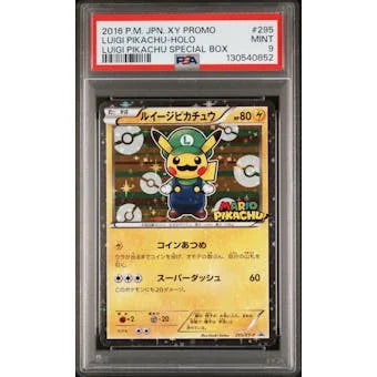 DRAFT - 2016 Pokemon Luigi Special Box Promo Holo #295 | PSA 9 | dacardworld:BVFK0TWTGK