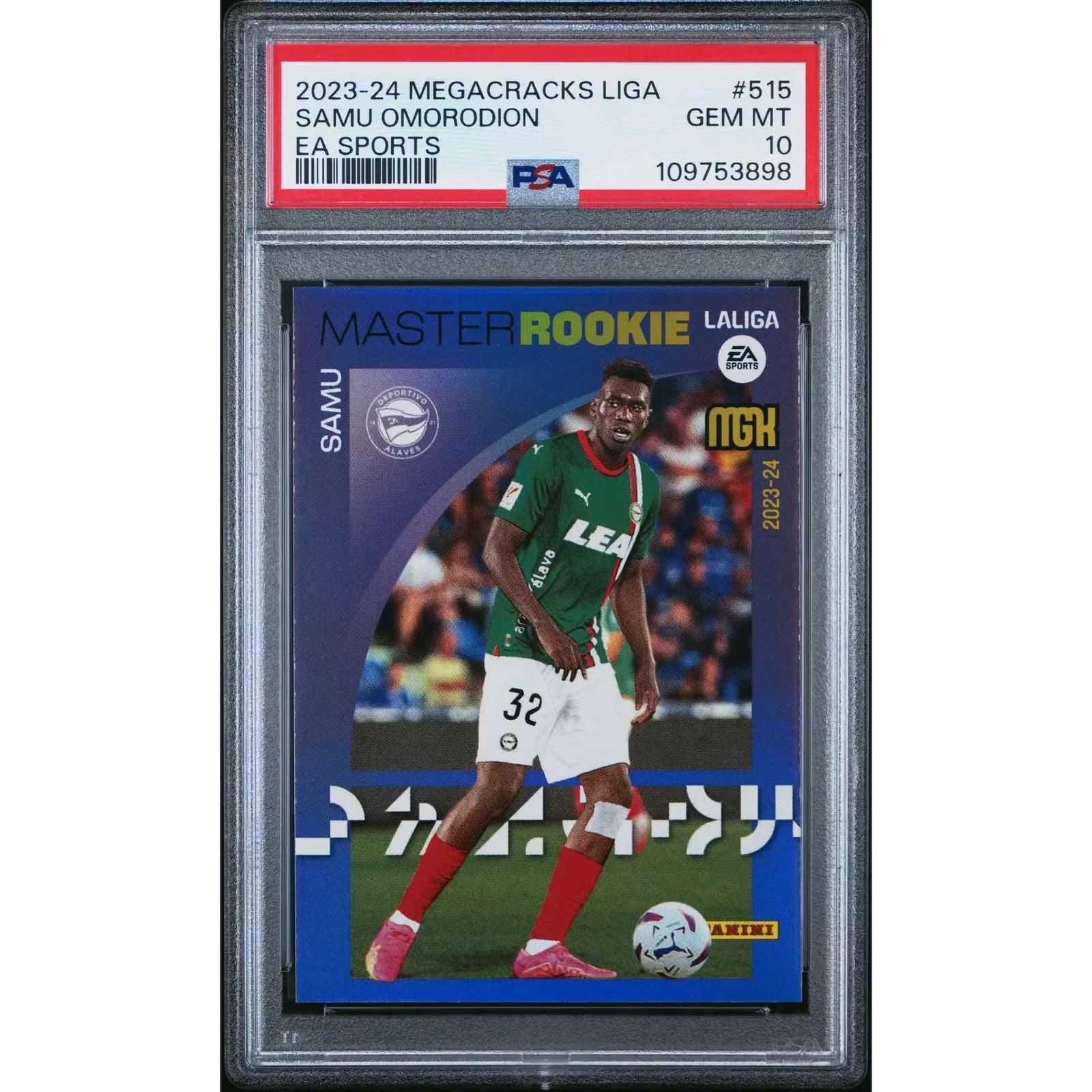 Samu Omorodion 2023-24 Panini Megacracks Rookie Card PSA 10 | #515