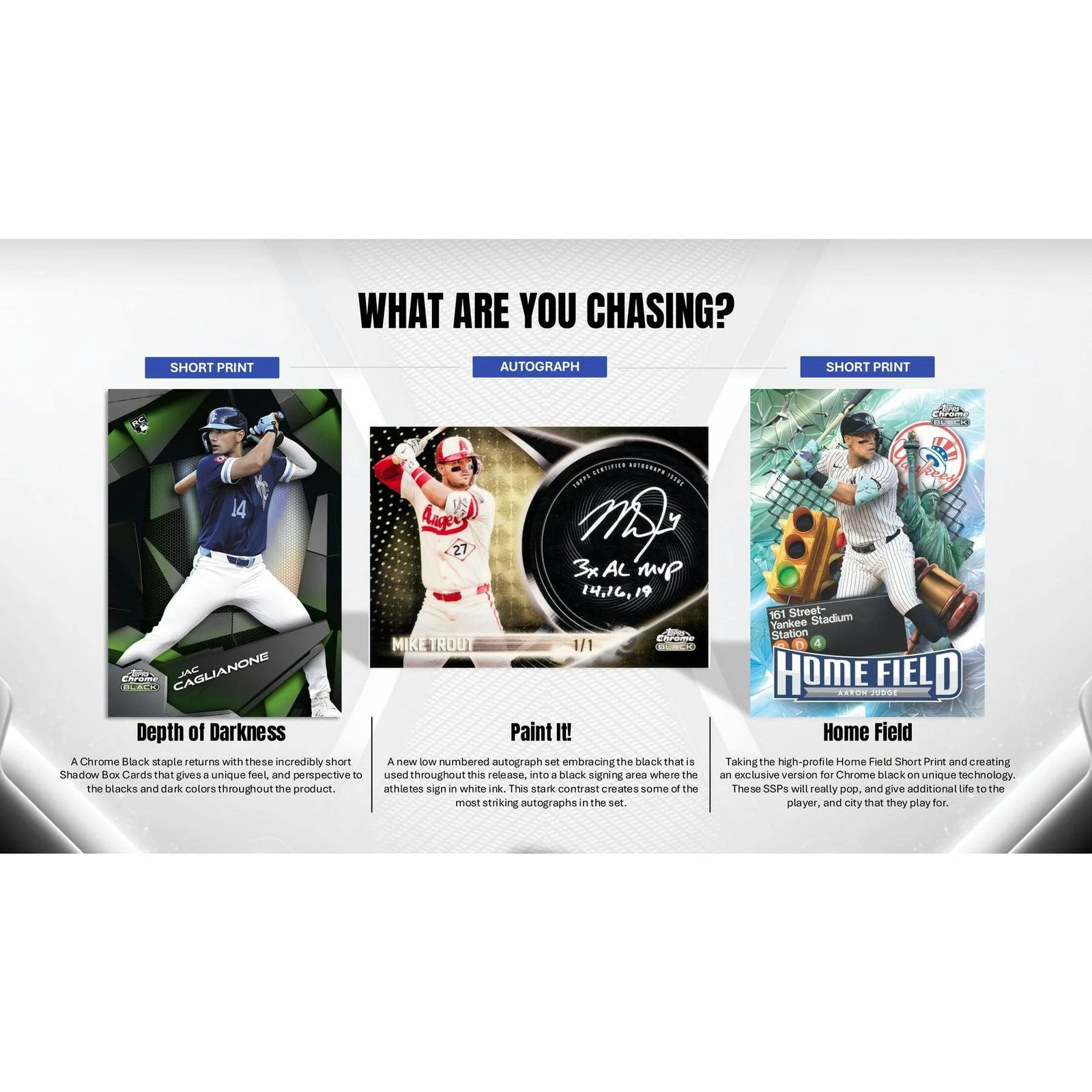 DRAFT - 2026 Topps Chrome Black Baseball Hobby 12-Box Case