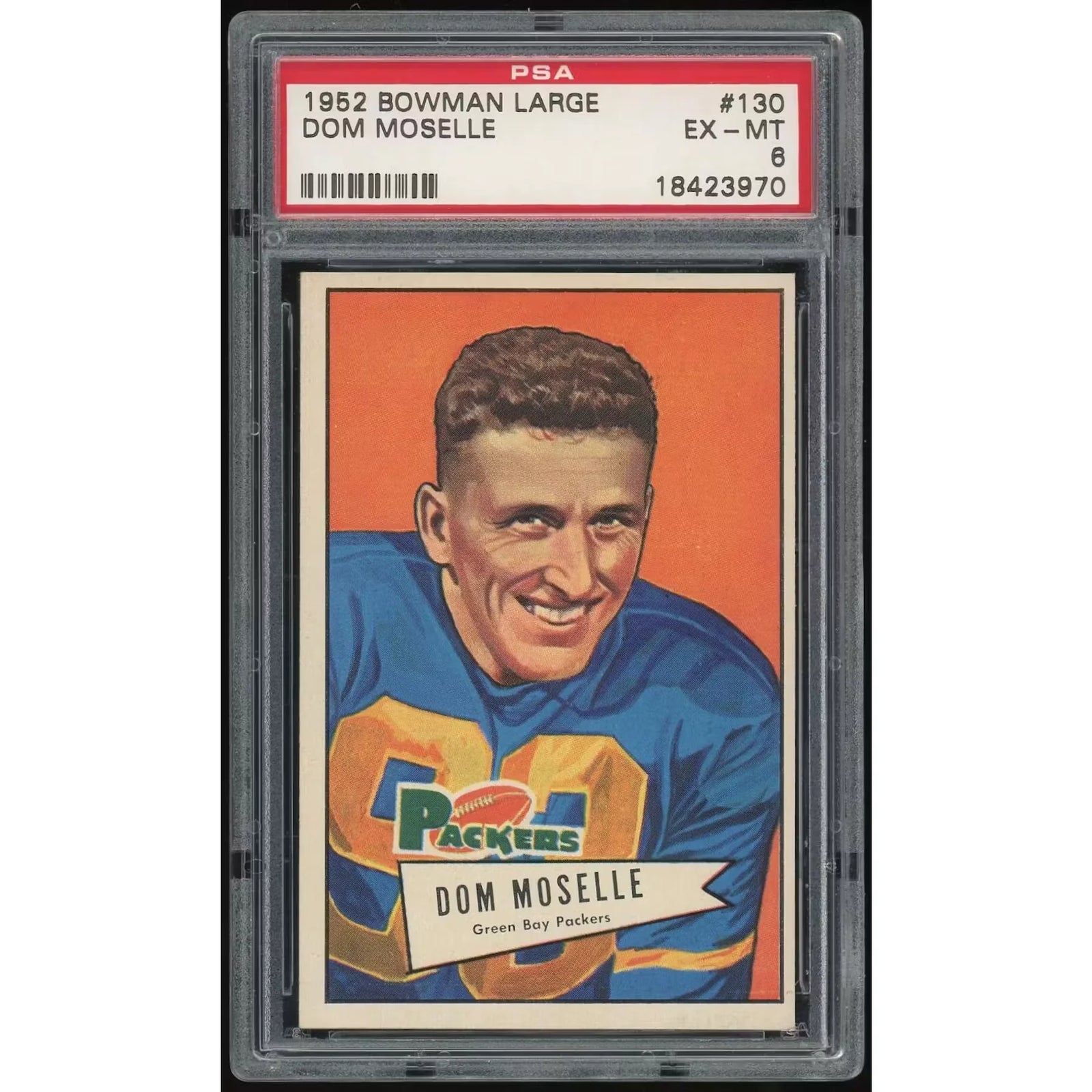 1952 Bowman Large #130 Dom Moselle | PSA 6