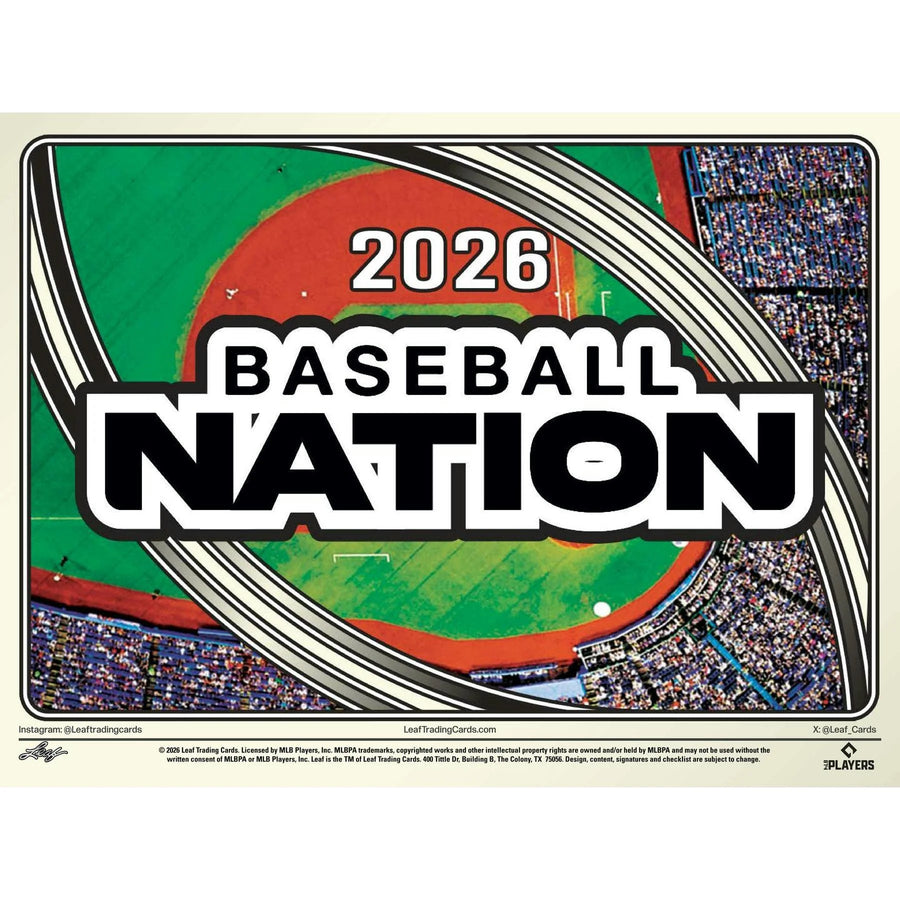 DRAFT - New 2026 Leaf Baseball Nation Hobby Jumbo Box