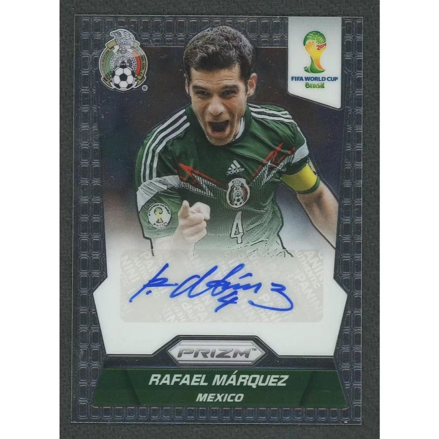 Rafael Marquez Signed 2014 Panini Prizm World Cup Card