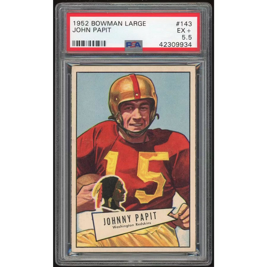 1952 Bowman Large #143 John Papit | PSA 5.5