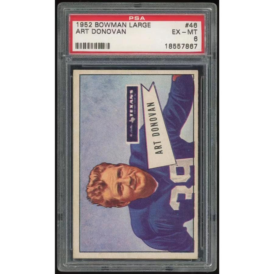 1952 Bowman Large #46 Art Donovan | PSA 6