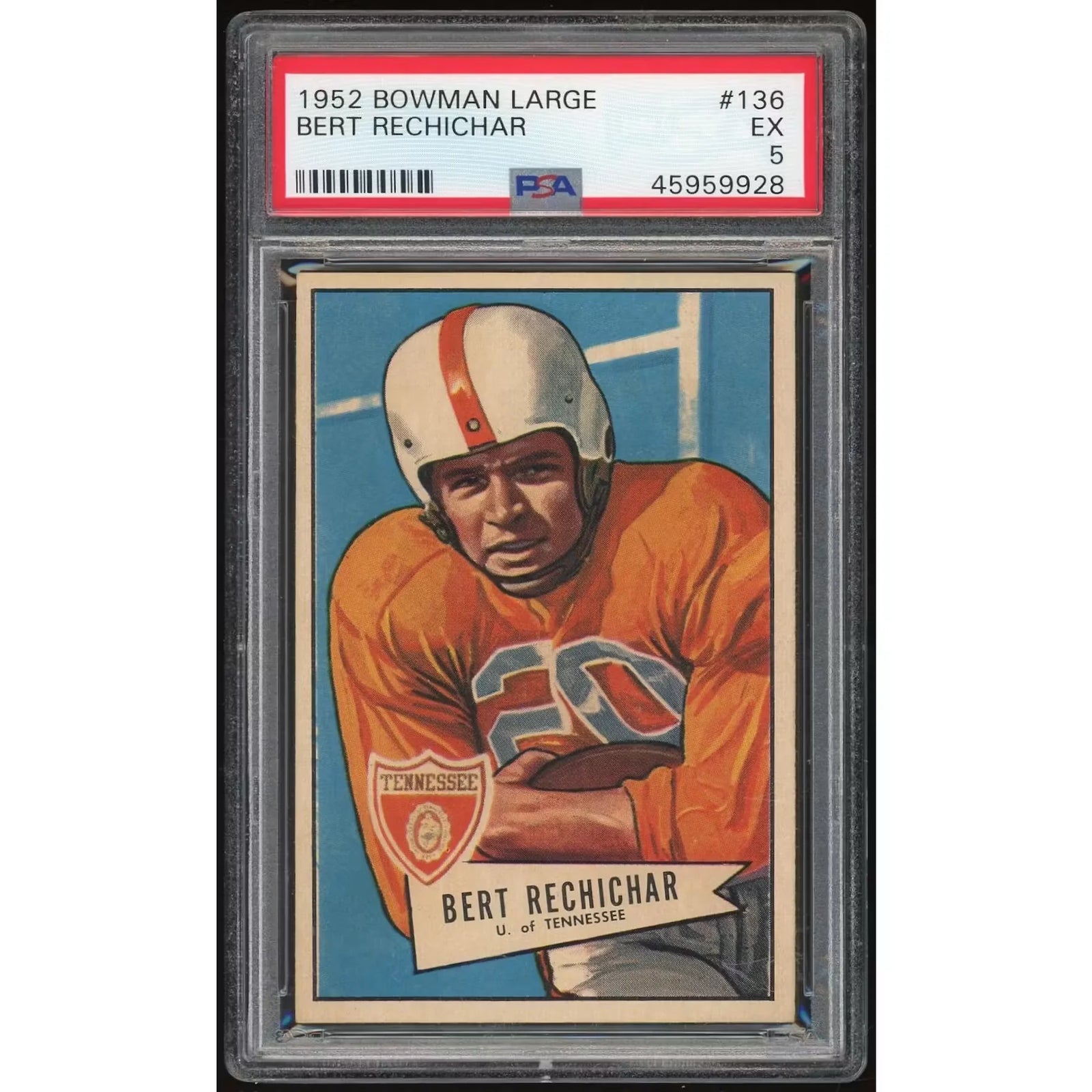 1952 Bowman Large #136 Bert Rechichar | PSA 5