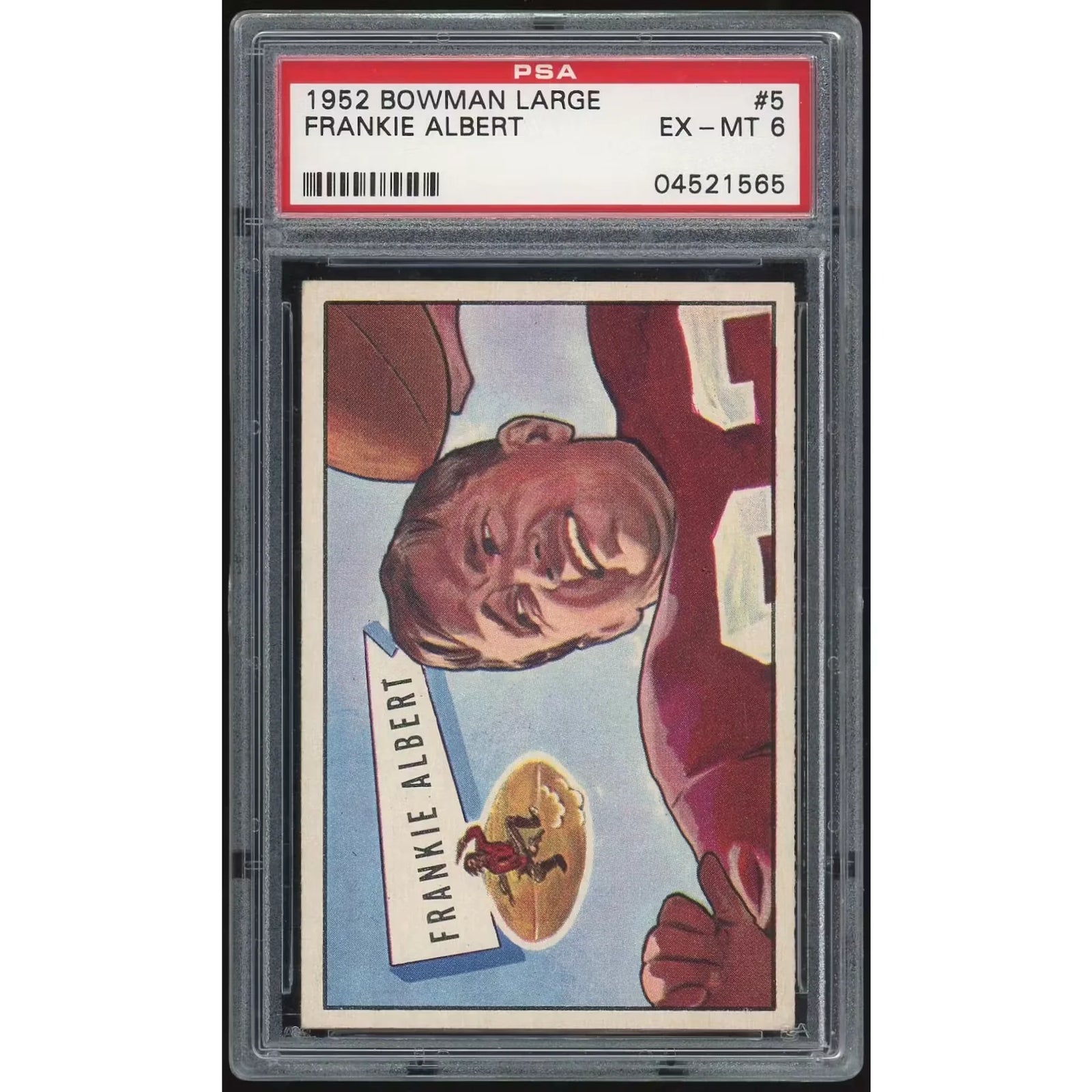 1952 Bowman Large #5 Frankie Albert | PSA 6