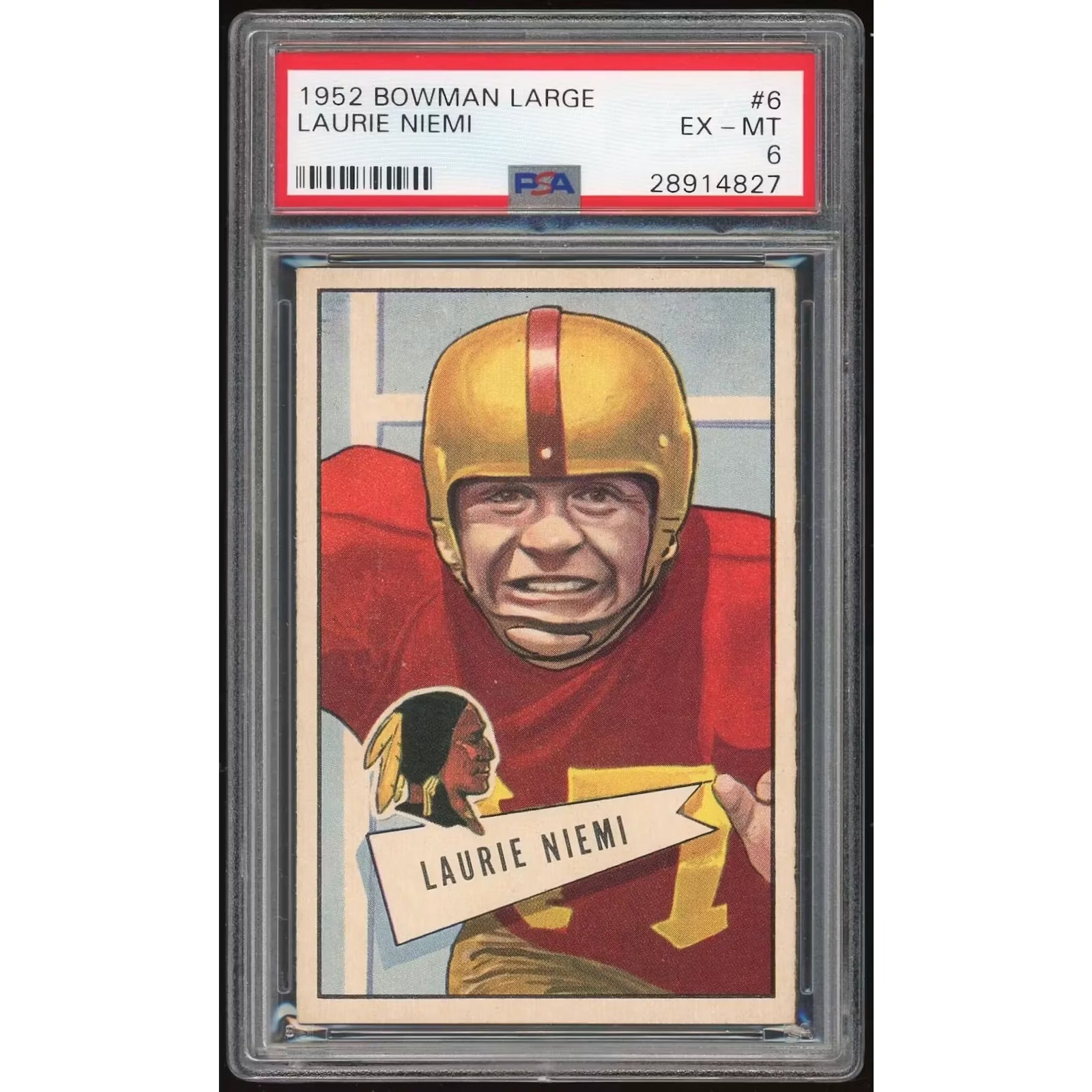 Laurie Niemi 1952 Bowman Large #6 | PSA 6