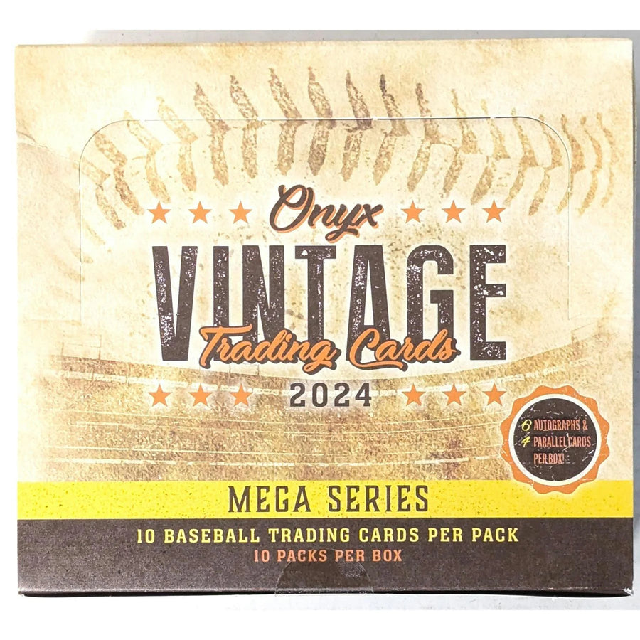 DRAFT - Just In 2024 Onyx Vintage Mega Series Baseball Hobby Box (Reed Buy)