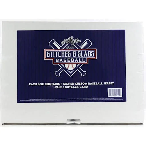 DRAFT - Just In 2022 Leaf Stitches and Slabs Baseball Hobby Box (Reed Buy)