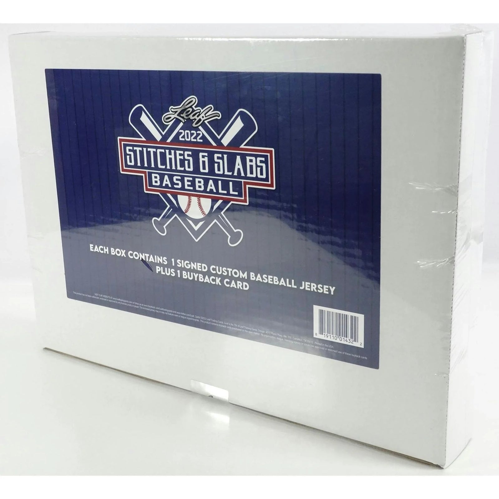 DRAFT - Just In 2022 Leaf Stitches and Slabs Baseball Hobby Box (Reed Buy)