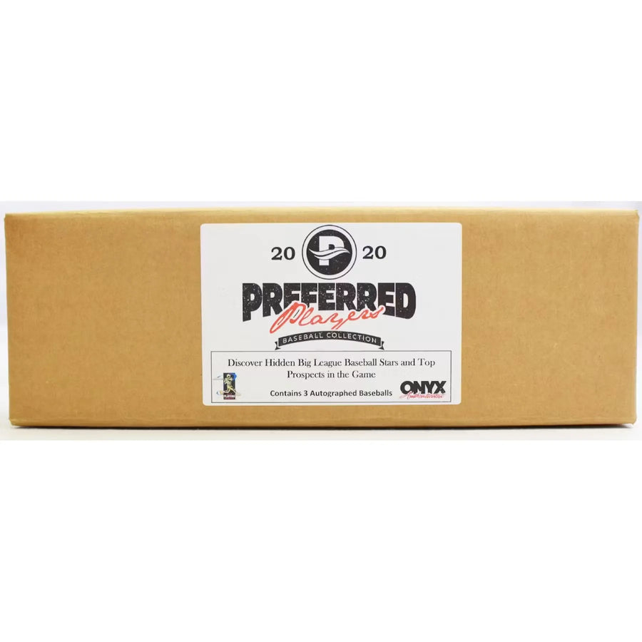 DRAFT - 2020 Onyx Preferred Players Collection Baseball | 3-Box Hobby Case