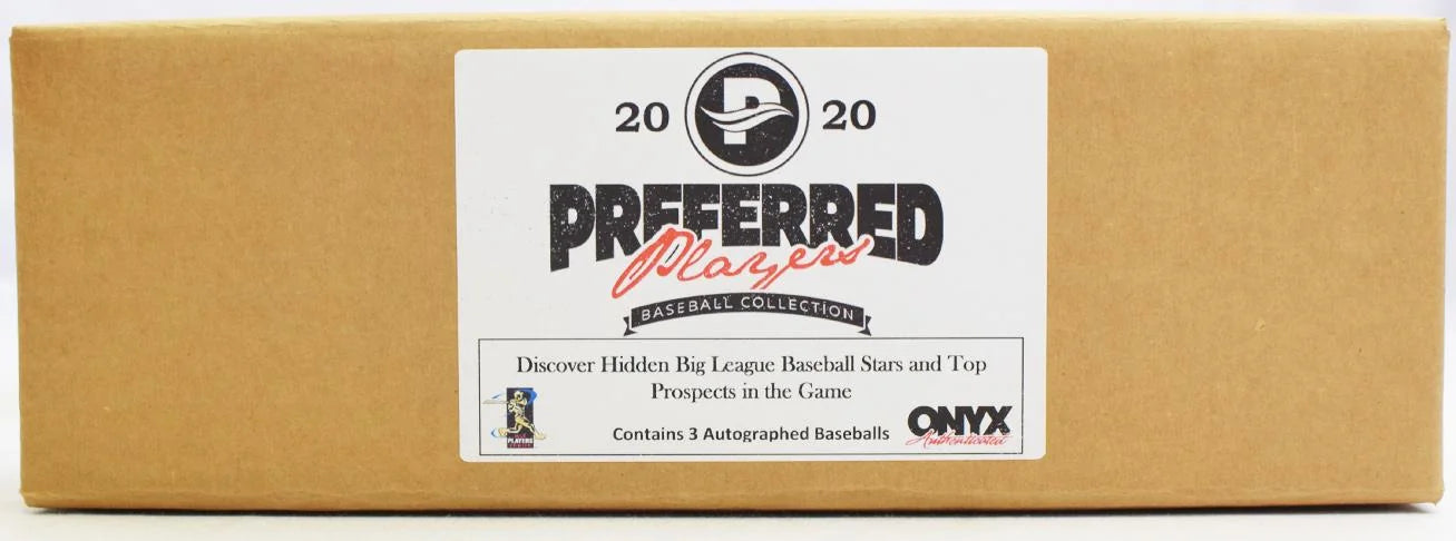 DRAFT - 2020 Onyx Preferred Players Collection Baseball | 3-Box Hobby Case