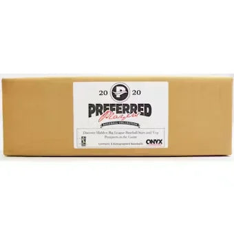 DRAFT - 2020 Onyx Preferred Players Collection Baseball | 3-Box Hobby Case