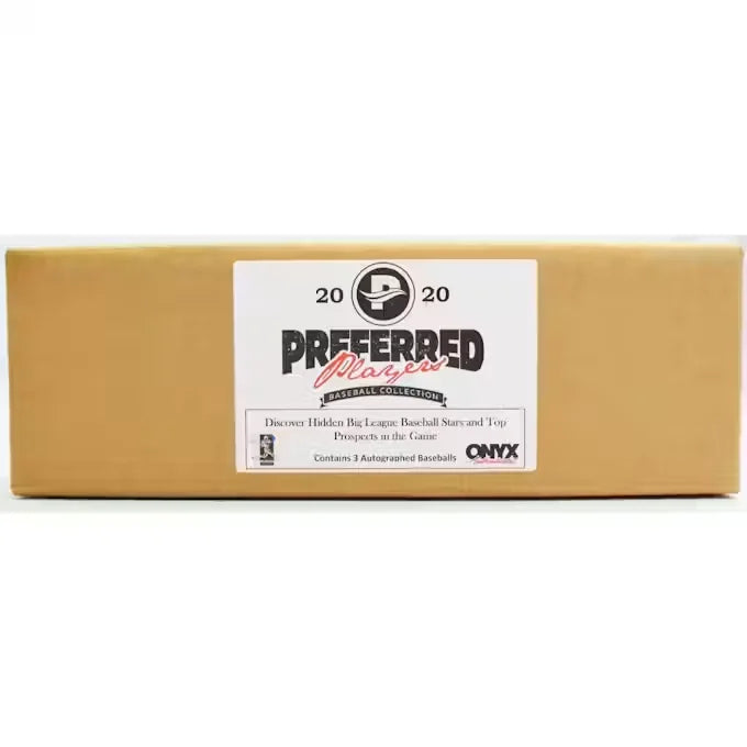 DRAFT - 2020 Onyx Preferred Players Collection Baseball | 3-Box Hobby Case