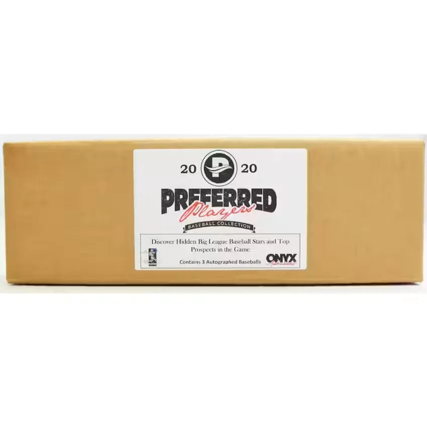 DRAFT - 2020 Onyx Preferred Players Collection Baseball | 3-Box Hobby Case