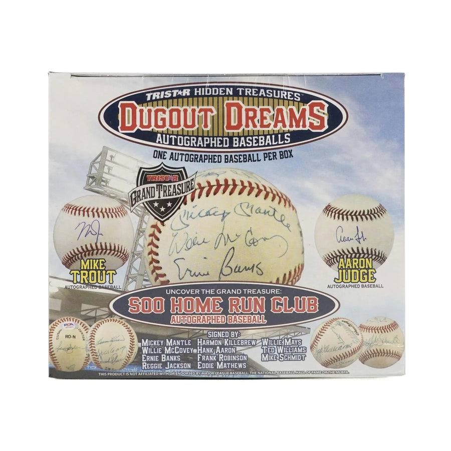 DRAFT - Just In 2023 TriStar Hidden Treasures Dugout Dreams Autographed Baseball Hobby Box (Reed Buy)