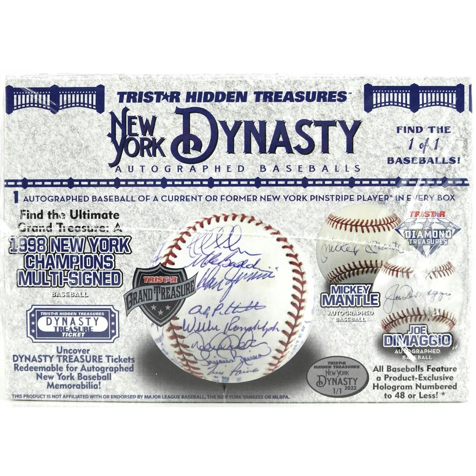 DRAFT - Just In 2022 TriStar New York Dynasty Baseball Hobby Box (Reed Buy)