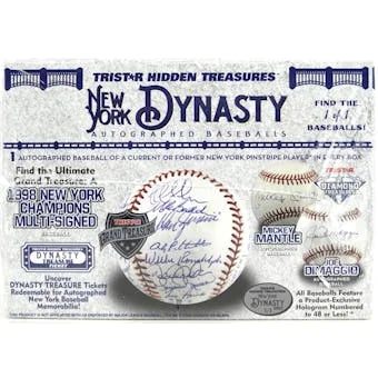 DRAFT - Just In 2022 TriStar New York Dynasty Baseball Hobby Box (Reed Buy)