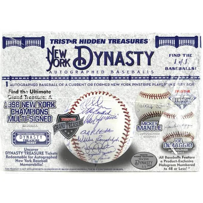 DRAFT - Just In 2022 TriStar New York Dynasty Baseball Hobby Box (Reed Buy)