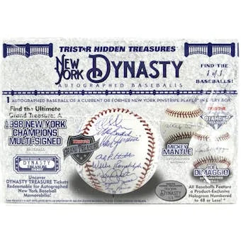 DRAFT - Just In 2022 TriStar New York Dynasty Baseball Hobby Box (Reed Buy)