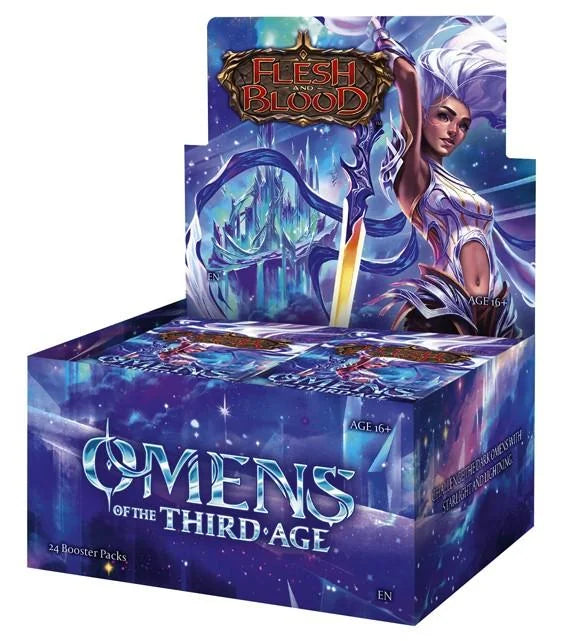 DRAFT - Flesh and Blood TCG Omens of the Third Age Booster 4-Box Case | Presell