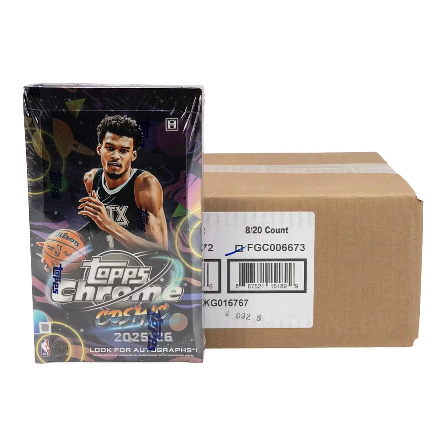 DRAFT - 2025/26 Topps Cosmic Chrome Basketball Hobby 8-Box Case