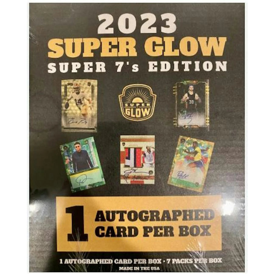 DRAFT - Just In 2023 Super Glow Super 7's Edition Hobby Box (Reed Buy)