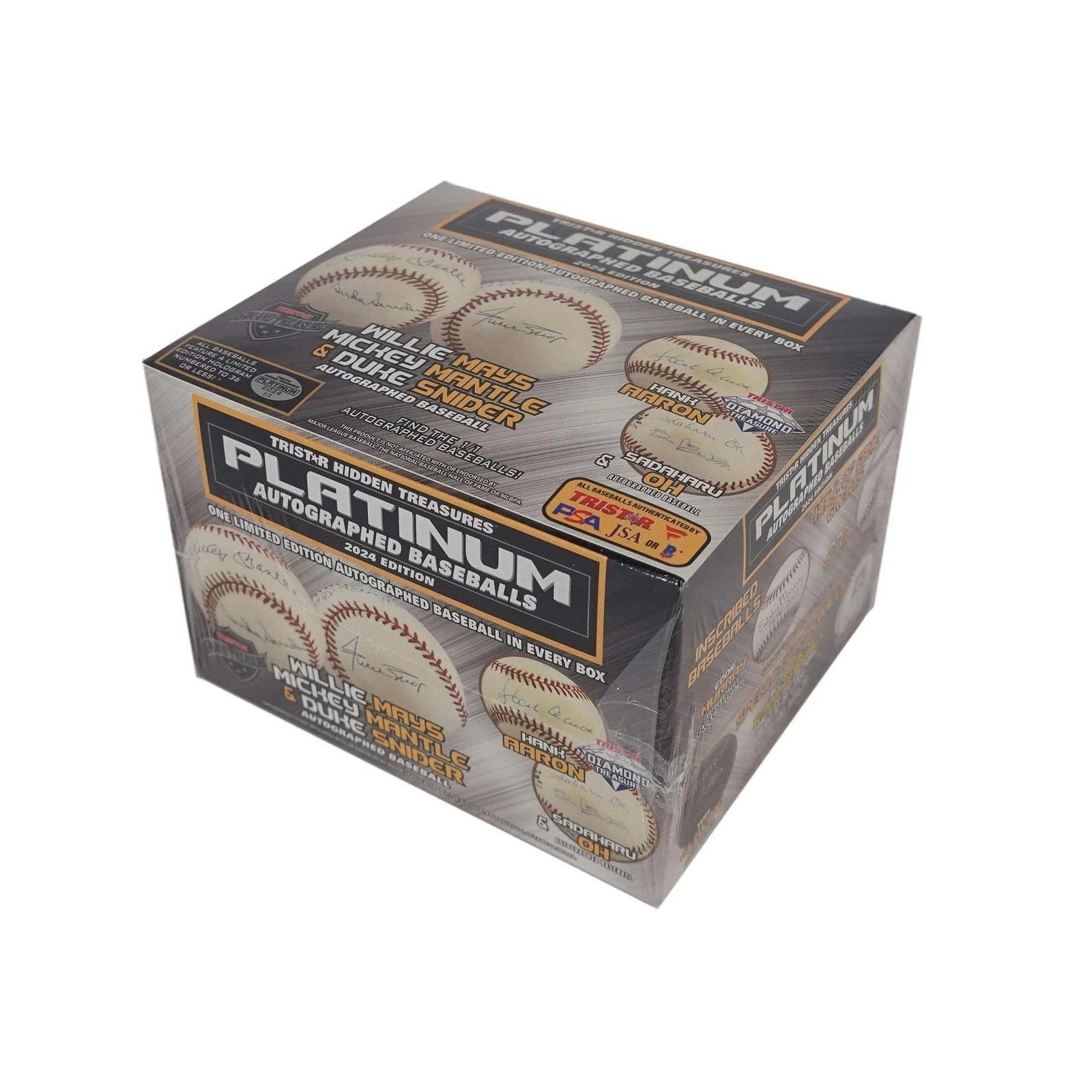 DRAFT - Just In 2024 TriStar Hidden Treasures Platinum Autographed Baseballs Hobby Box (Reed Buy)
