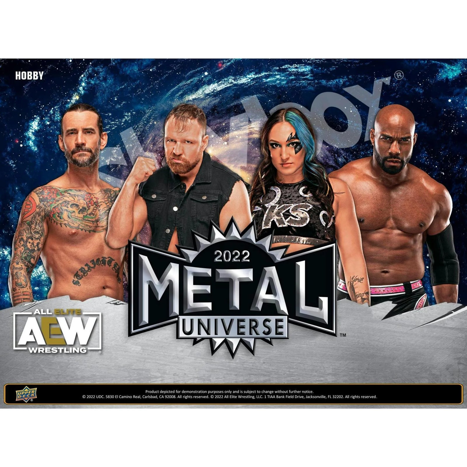 DRAFT - New 2022 Upper Deck All Elite Wrestling AEW Skybox Metal Universe Hobby 16-Box Case