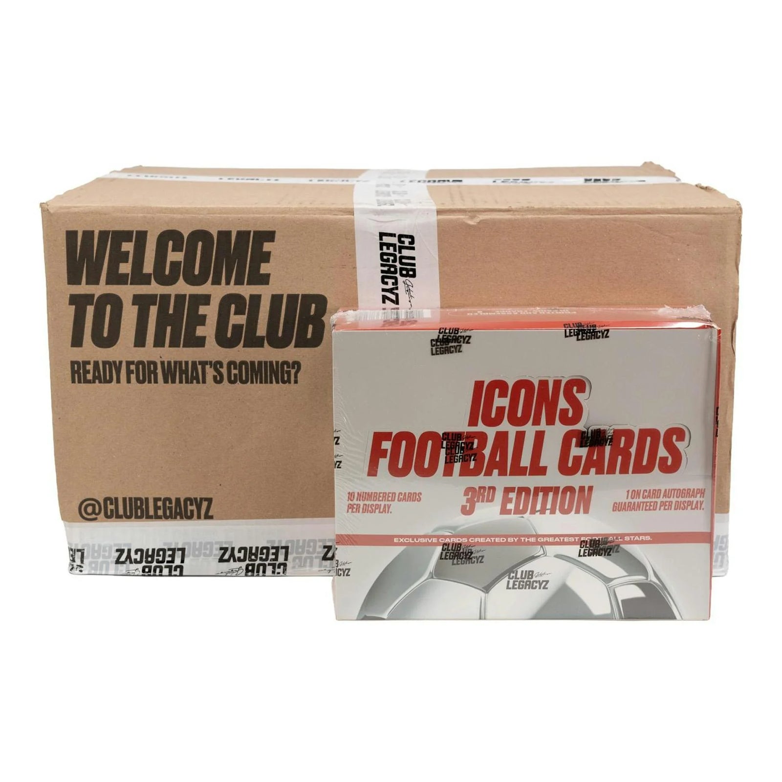 DRAFT - New 2026 Club Legacyz Icons Soccer Third Edition Hobby 10-Box Case